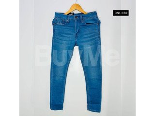 MEN'S DENIM TROUSERS - MID BLUE