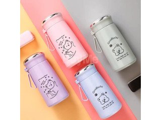 NEW CREATIVE LUCKY BEAR GLASS WATER BOTTLE 280ML