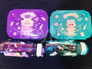 LUNCH BOX AND WATER BOTTLE SET