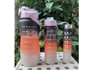 3 IN 1 MOTIVATIONAL WATER BOTTLE