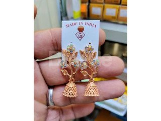 JUMKI TYPE EARRINGS - ROSE GOLD