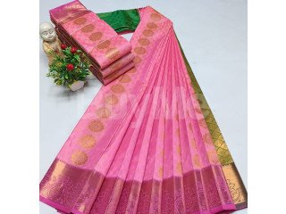 SAMUTHRIKA SILK SAREE - PINK