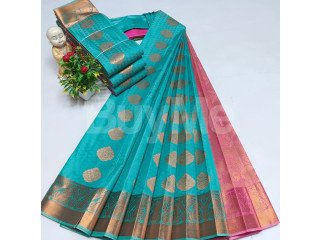 SAMUTHRIKA SILK SAREE - LIGHT BLUE