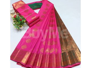 SAMUTHRIKA SILK SAREE - MAGENTA