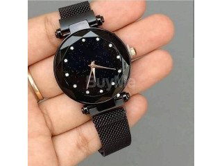 MAGNET LADIES WATCH DESIGN - BLACK