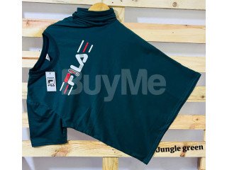 CREW NECK T SHIRT - DARK GREEN COLOUR