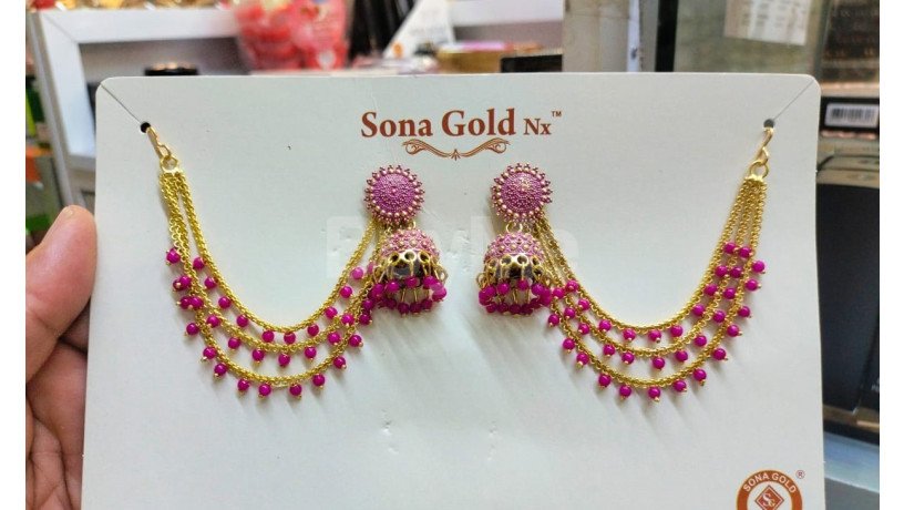 jumki-maattal-earring-with-dusky-purple-beads-big-0