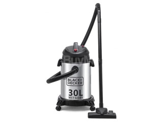 BLACK+DECKER 30L WET & DRY DRUM VACUUM CLEANER 1400W