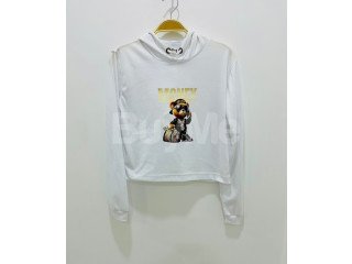 MONEY HOODIE T SHIRT WHITE COLOR