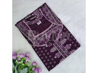 MATERIAL COTTON STITCHED MAXI - PURPLE