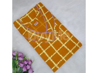 MATERIAL COTTON STITCHED MAXI - MUSTARD