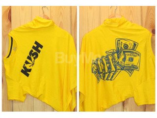 CREW NECK TSHIRT- YELLOW COLOUR