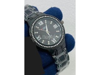 CURREN FASHION STEEL WATCH FOR LADIES - BLACK