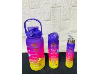 3 IN 1 WATER BOTTLE SET