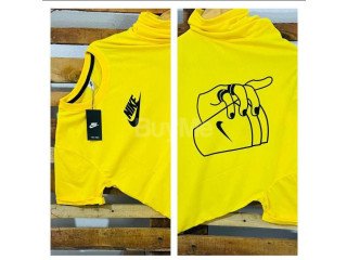 BACK SIDE PRINT T SHIRT - YELLOW