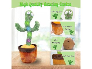 PLUSH DANCING CACTUS KID TOY