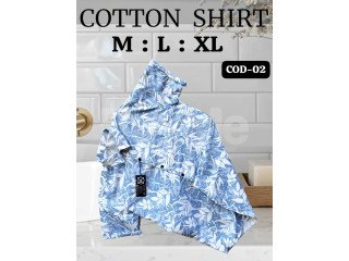 COTTON SHIRT FOR SALE - BLUE