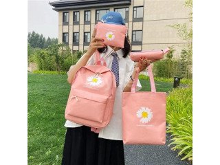 4 PCS SET PINK BAG