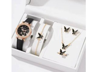 6PC WATCH SET - BLACK