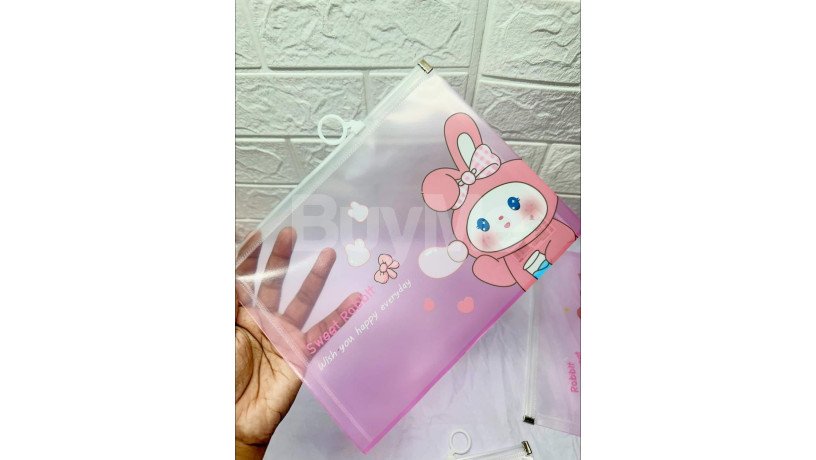 rabbit-design-a5-size-zip-lock-bag-big-0