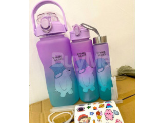 3 IN ONE WATER BOTTLE SET