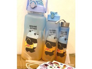 3 IN ONE WATER BOTTLE SET 2000ML