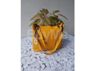 HAND BAG - YELLOW