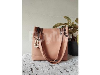 HAND BAG - CORAL PINK