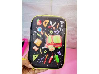 3D PENCIL CASE BLACK COLOUR