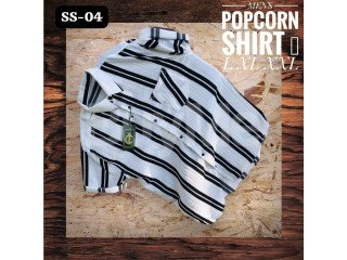 MENS HALF SLEEVE POPCORN SHIRT