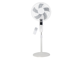 WIPRO STAND FAN WITH REMOTE [5 BLADES/60W/16″]