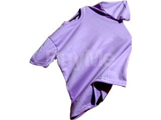 PLAIN COLOR TSHIRT - PURPLE