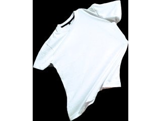 PLAIN COLOR TSHIRT - WHITE