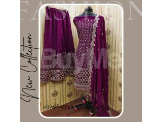 LADIES SEMI STITCHED SHALWAR