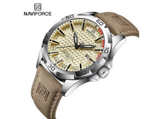 NAVIFORCE MEN CASUAL SPORT MILITARY QUARTZ CALENDAR WRIST WATCH