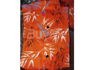 COTTON SHIRT - ORANGE COLOUR