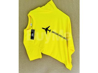 CREW NECK '0T SHIRT GSM180 - YELLOW