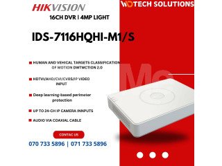 HIKVISION 16CH DVR | 4MP LIGHT IDS-7116HQHI-M1/S