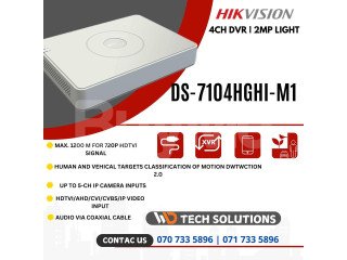 HIKVISION 8CH DVR | 2MP LIGHT DS-7108HGHI-M1