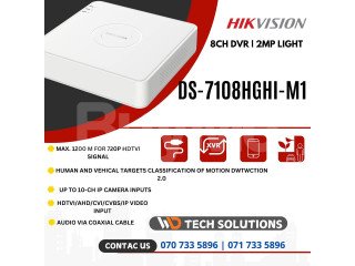 HIKVISION 8CH DVR | 2MP LIGHT DS-7108HGHI-M1