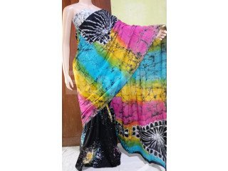 HANDMADE BATHIK SAREE