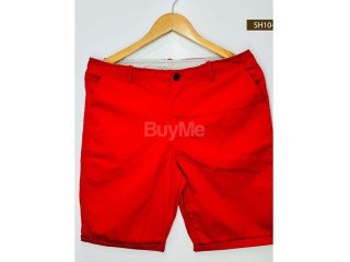 TWILL COTTON SHORT - RED