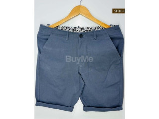 TWILL COTTON SHORT - STEEL BLUE