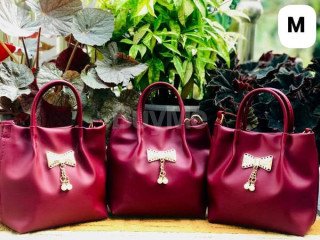 JAPANESE SYNTHETIC LEATHER BAGS WITH LONG BELT