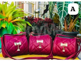 JAPANESE SYNTHETIC LEATHER BAGS WITH LONG BELT