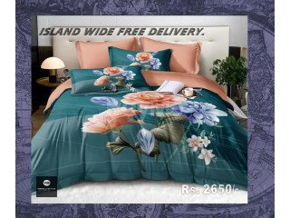 COB BEDSHEET SET - FLOWER DESIGN BEDSHEET