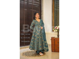 PRINTED ANARKALI SET