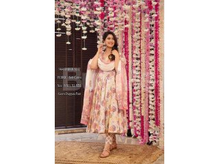 PRINTED ANARKALI SET