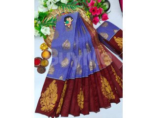 SILK COTTON SAREE DESIGN