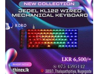 JEDEL KL122 WIRED MECHANICAL KEYBOARD